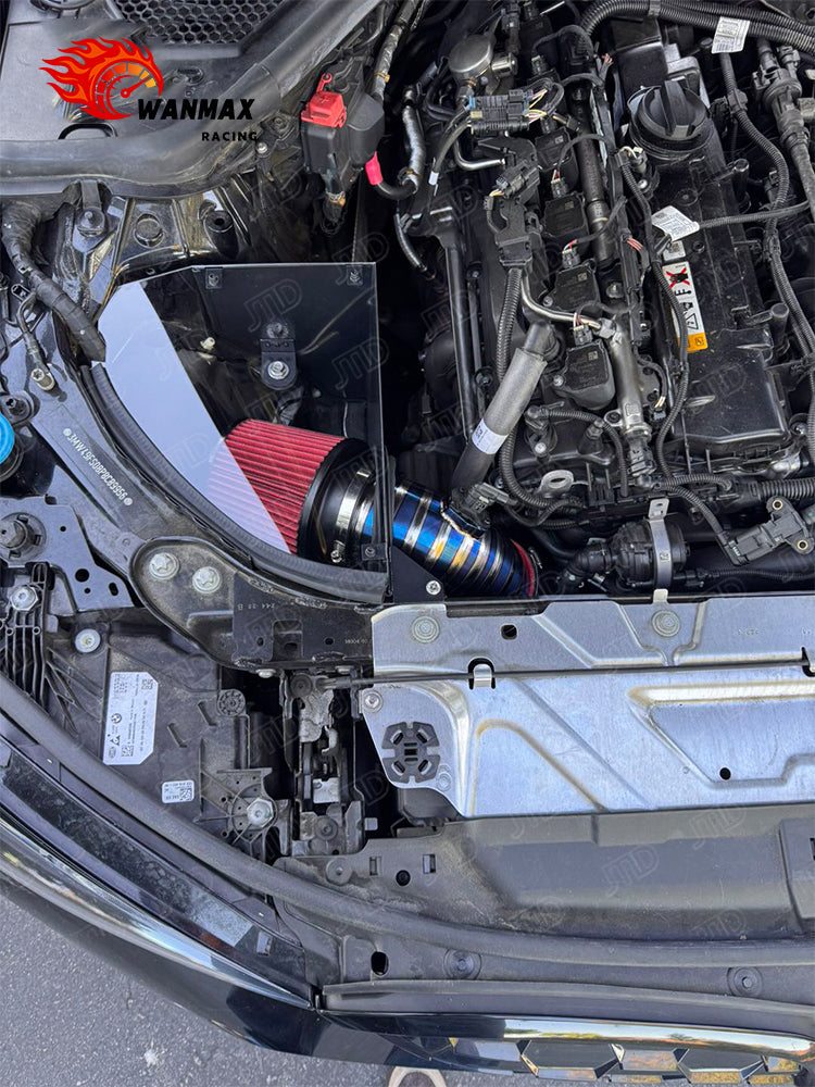 High Flow Cold Air Intake System Kit for for BMW B58 GEN2 G Series M240i M340i M440i Titanium Air Intake Pipe