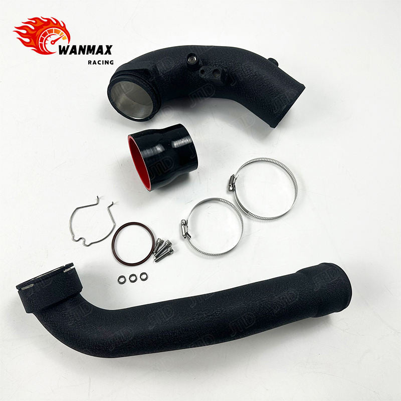 B58 Gen2 Aluminum Charge Pipe Kit BMW G20 & Toyota A90 Supra 3.0L Turbo With Silicone Connectors Turbo Boost Pipe