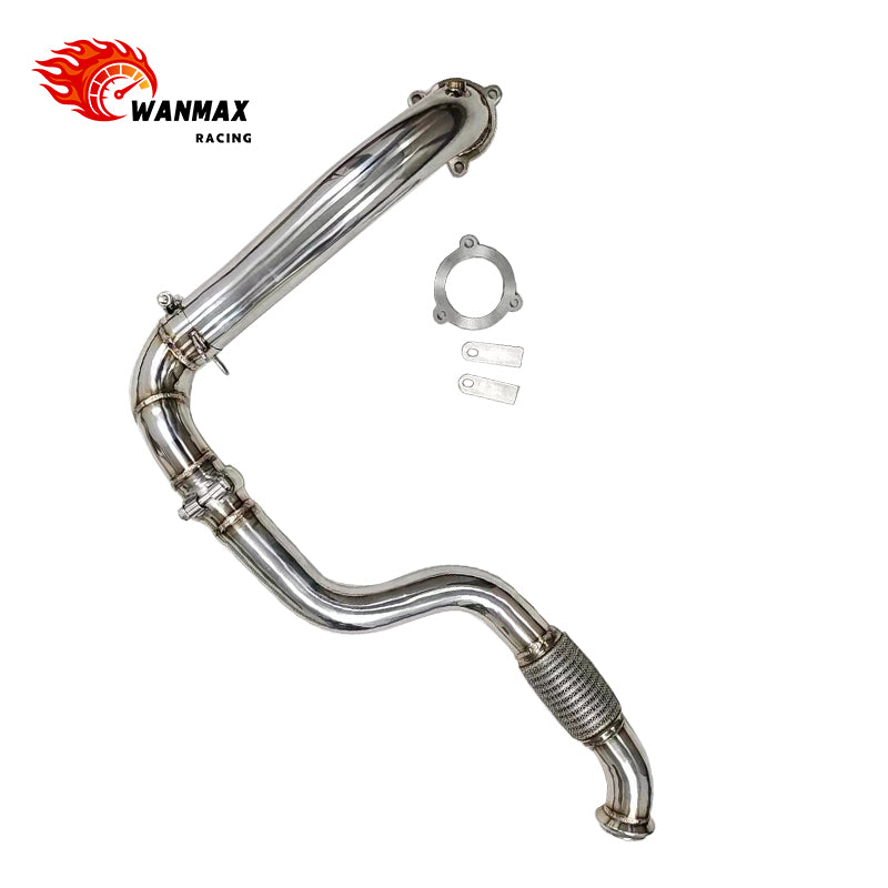 T304 High-Flow Downpipe with Flex Joint for Mercedes-Benz A-Class W176 / CLA C117 A180 A200 A250