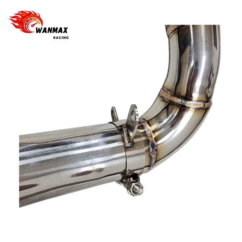 T304 High-Flow Downpipe with Flex Joint for Mercedes-Benz A-Class W176 / CLA C117 A180 A200 A250