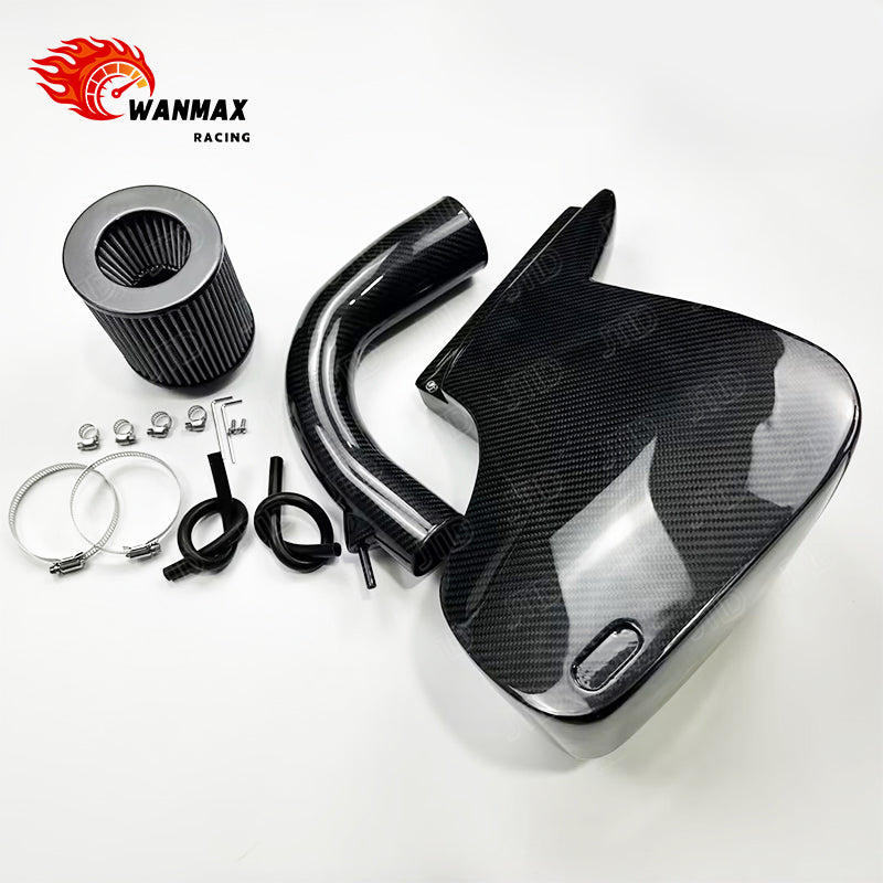 High Flow Carbon Fiber Air Intake Kit for VW Golf MK7 1.4 TSI with Enclosed Cold Airbox
