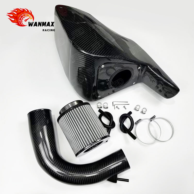 High Flow Carbon Fiber Air Intake Kit for VW Golf MK7 1.4 TSI with Enclosed Cold Airbox