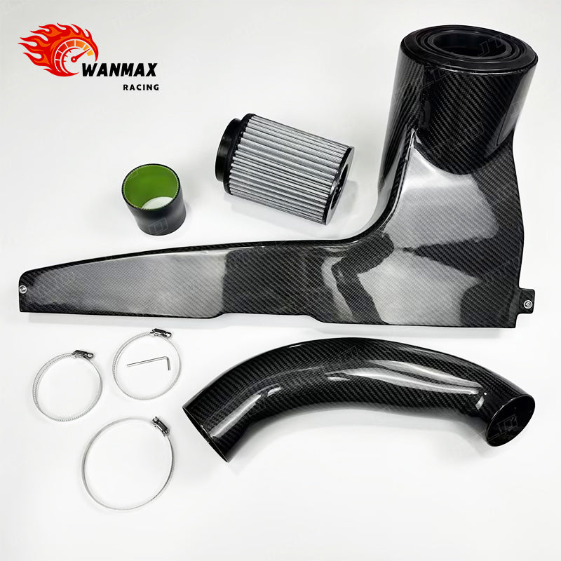 Premium Carbon Fiber Cold Air Intake Kit for VW Golf MK7 GTI/R 2.0T with Intake Pipe and Airbox