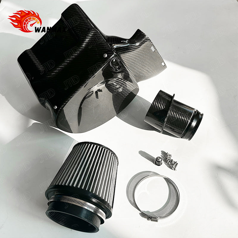 Carbon Fiber Cold Air Intake System Kit for Mercedes-Benz A35 AMG W177/V177 M260 2.0T with Enclosed Airbox