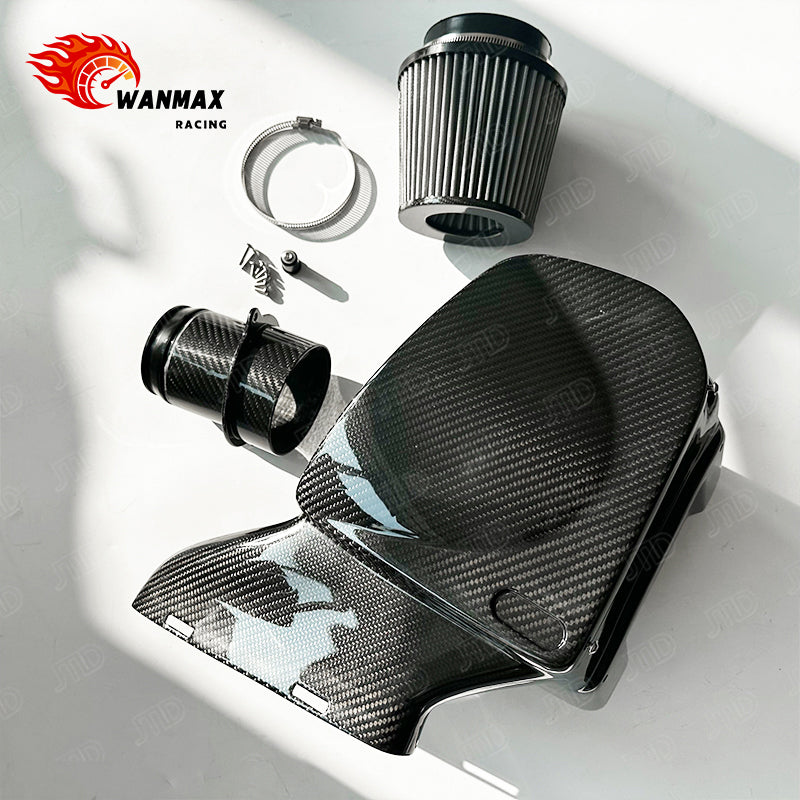 Carbon Fiber Cold Air Intake System Kit for Mercedes-Benz A35 AMG W177/V177 M260 2.0T with Enclosed Airbox
