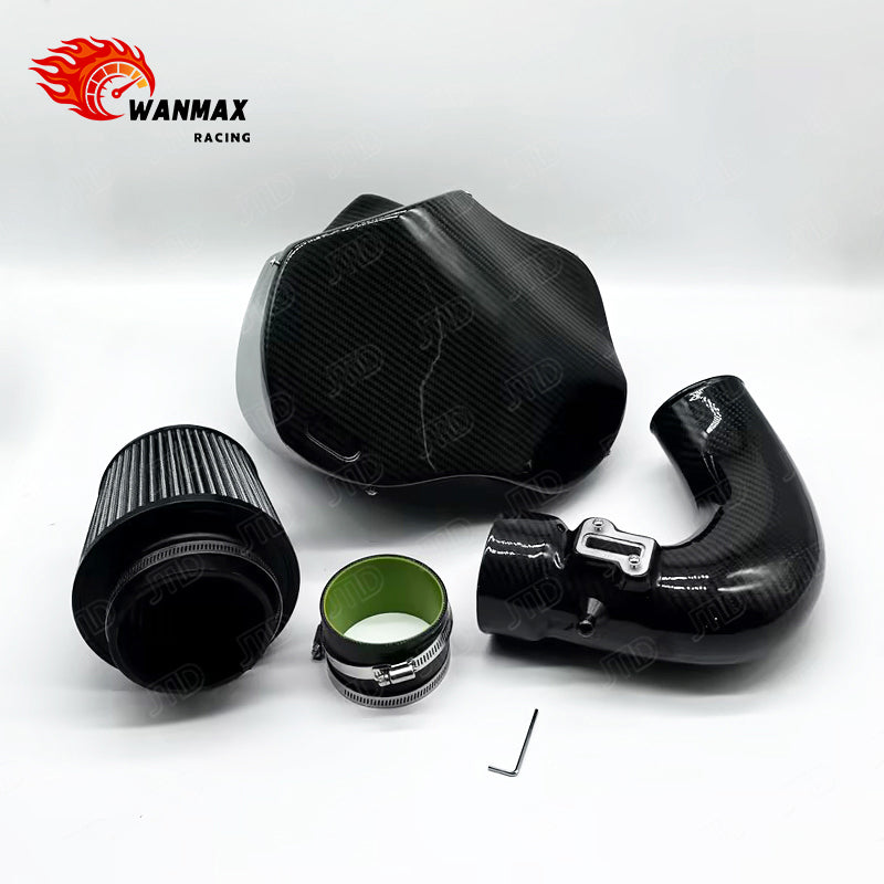 Carbon Fiber Cold Air Intake Kit for BMW F30 B48 2.0T with Sealed Airbox and Intake Pipe