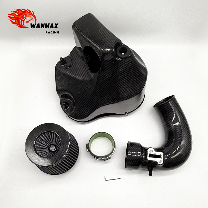 Carbon Fiber Cold Air Intake Kit for BMW F30 B48 2.0T with Sealed Airbox and Intake Pipe