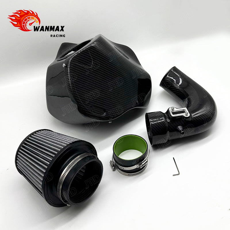 Carbon Fiber Cold Air Intake Kit for BMW F30 B48 2.0T with Sealed Airbox and Intake Pipe