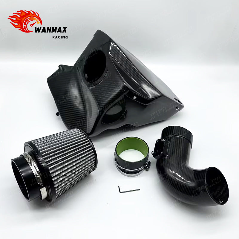 100% Dry Carbon Fiber Cold Air Intake System for BMW 520i/530i G30 B48 2.0T with MAF Pipe