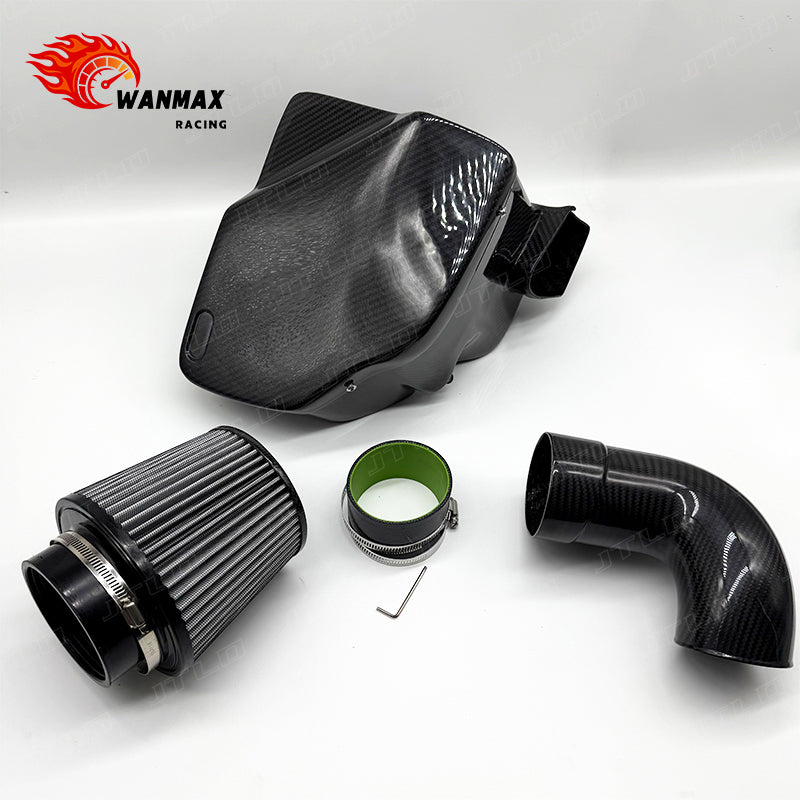 100% Dry Carbon Fiber Cold Air Intake System for BMW 520i/530i G30 B48 2.0T with MAF Pipe