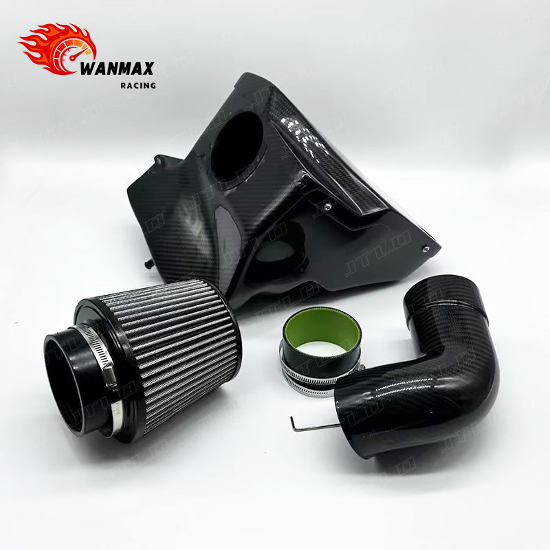100% Dry Carbon Fiber Cold Air Intake System for BMW 520i/530i G30 B48 2.0T with MAF Pipe