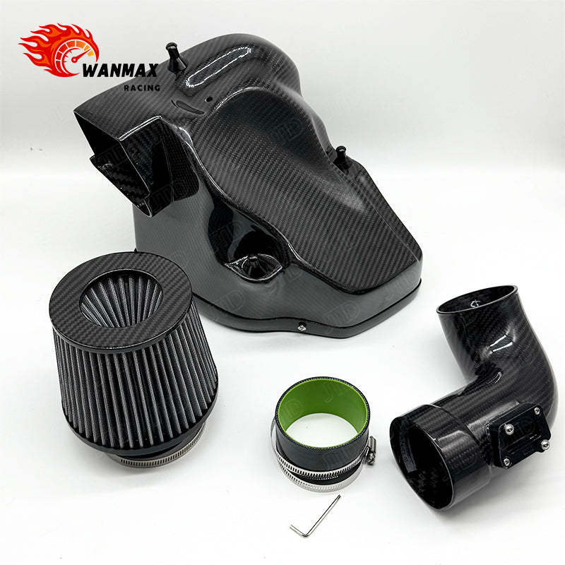 100% Dry Carbon Fiber Cold Air Intake System for BMW 520i/530i G30 B48 2.0T with MAF Pipe