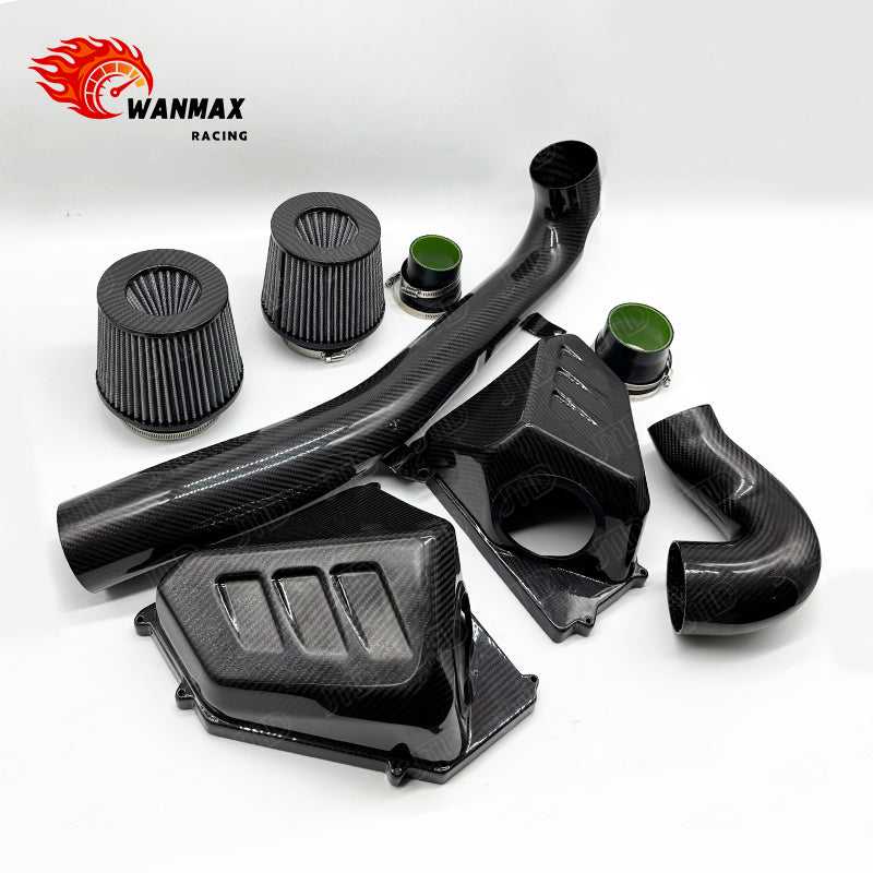High Flow Carbon Fiber Cold Air Intake Kit for BMW M3 G80 and M4 G82/G83 S58 3.0T with Dual Airboxes