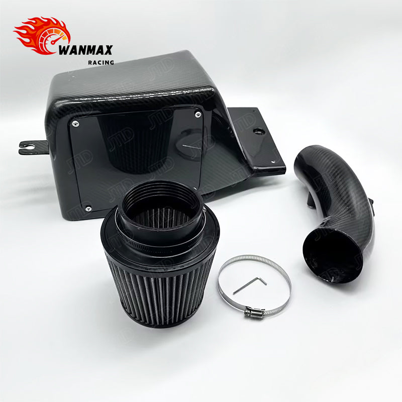 Premium Carbon Fiber Cold Air Intake System Kit for Honda Civic Type R FL5 K20C1 2.0T Engine with Enclosed Airbox
