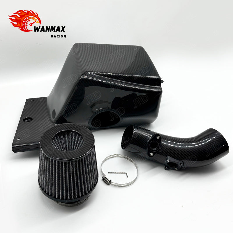 Premium Carbon Fiber Cold Air Intake System Kit for Honda Civic Type R FL5 K20C1 2.0T Engine with Enclosed Airbox