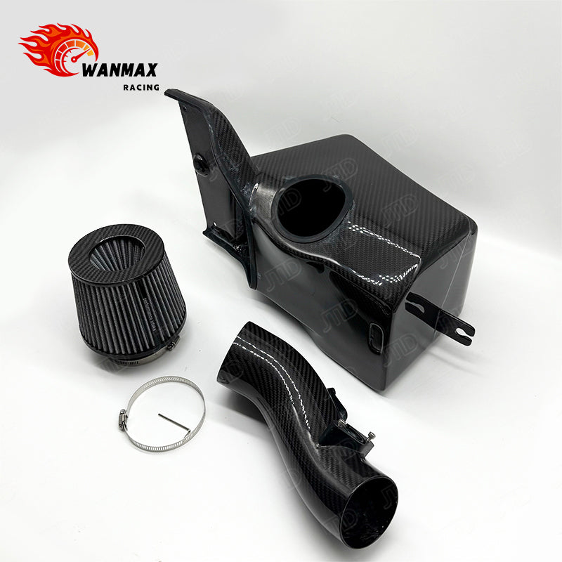 Premium Carbon Fiber Cold Air Intake System Kit for Honda Civic Type R FL5 K20C1 2.0T Engine with Enclosed Airbox
