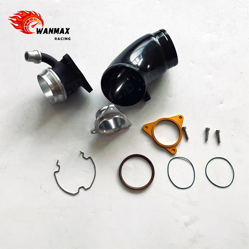 High-Flow Turbo Inlet Pipe Kit with Flange for BMW G20 M340i M240i B58 Toyota GR Supra A90