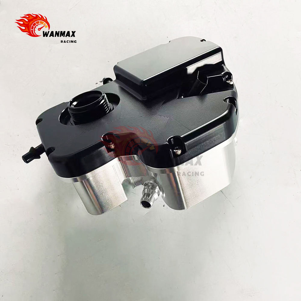 Professional Grade CNC Billet Aluminum Coolant Expansion Tank for BMW F90 M5 F92 M8 S63 4.4T V8 Engines