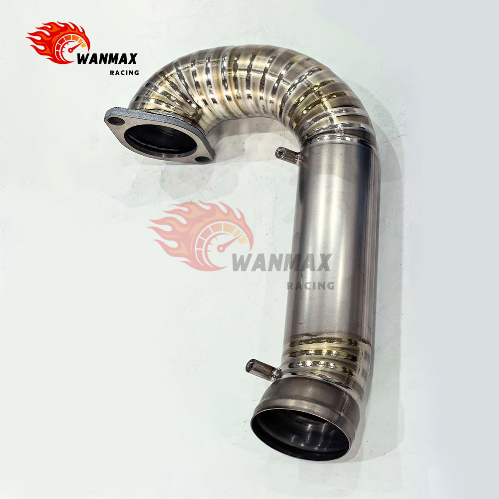 New Version Lightweight Raw Titanium Turbo Inlet Intake Pipe Racing Air Intake Tube for Honda Civic Type R FL5 & Acura Integra Type S DE5 2.0T