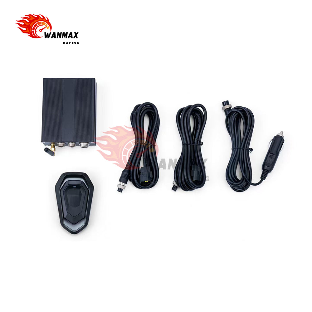 Universal Electric Valve Exhaust Muffler Kit Left Right 201SS 304SS Optional 63-89mm With Full Controller Kit & Wiring Harness