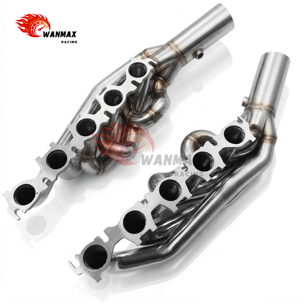SS304 Equal Length Exhaust Headers for Audi R8 & Lamborghini Huracan Gallardo 5.2L V10