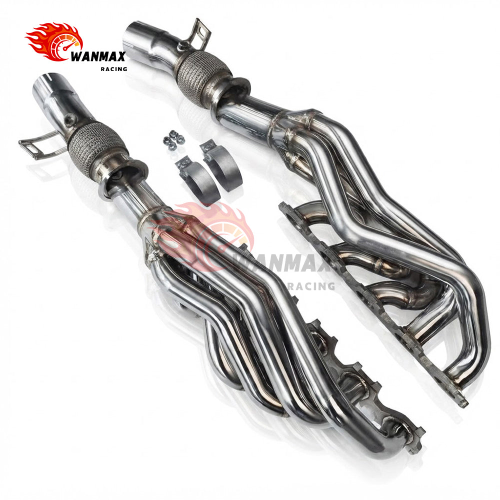 SS304 Equal Length Exhaust Headers for Audi R8 & Lamborghini Huracan Gallardo 5.2L V10
