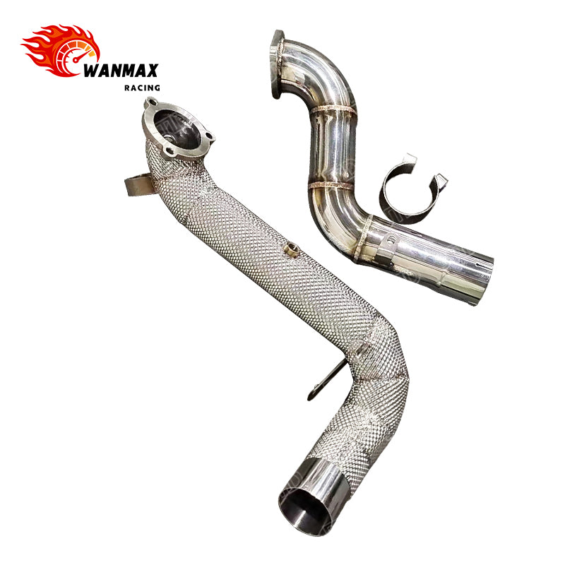 Thermal-Insulated Catless Downpipe for Mercedes-Benz CLA250 C117 M270 2.0L