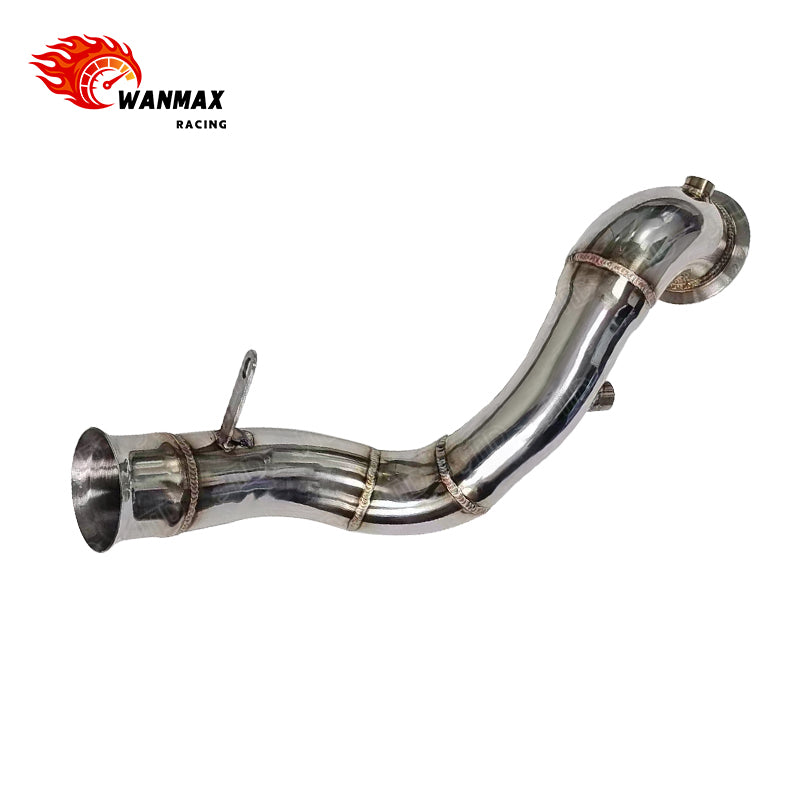 RHD High-Flow T304 Performance Downpipe for Mercedes-Benz C200 W204 M274