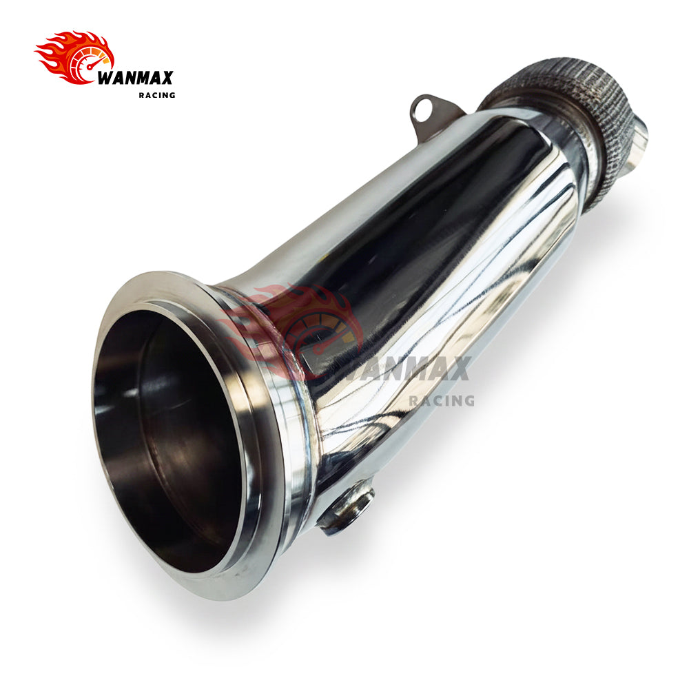T304 High-Flow Downpipe for BMW F20/F21 F22/F23 F30/F31/F34 F32/F33/F36 N20 2.0L 2012-2016