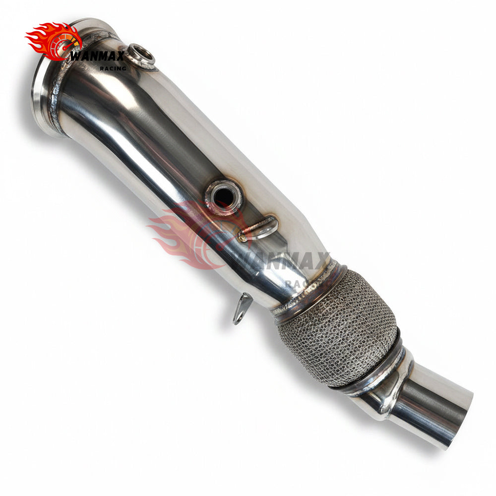 T304 High-Flow Downpipe for BMW F20/F21 F22/F23 F30/F31/F34 F32/F33/F36 N20 2.0L 2012-2016
