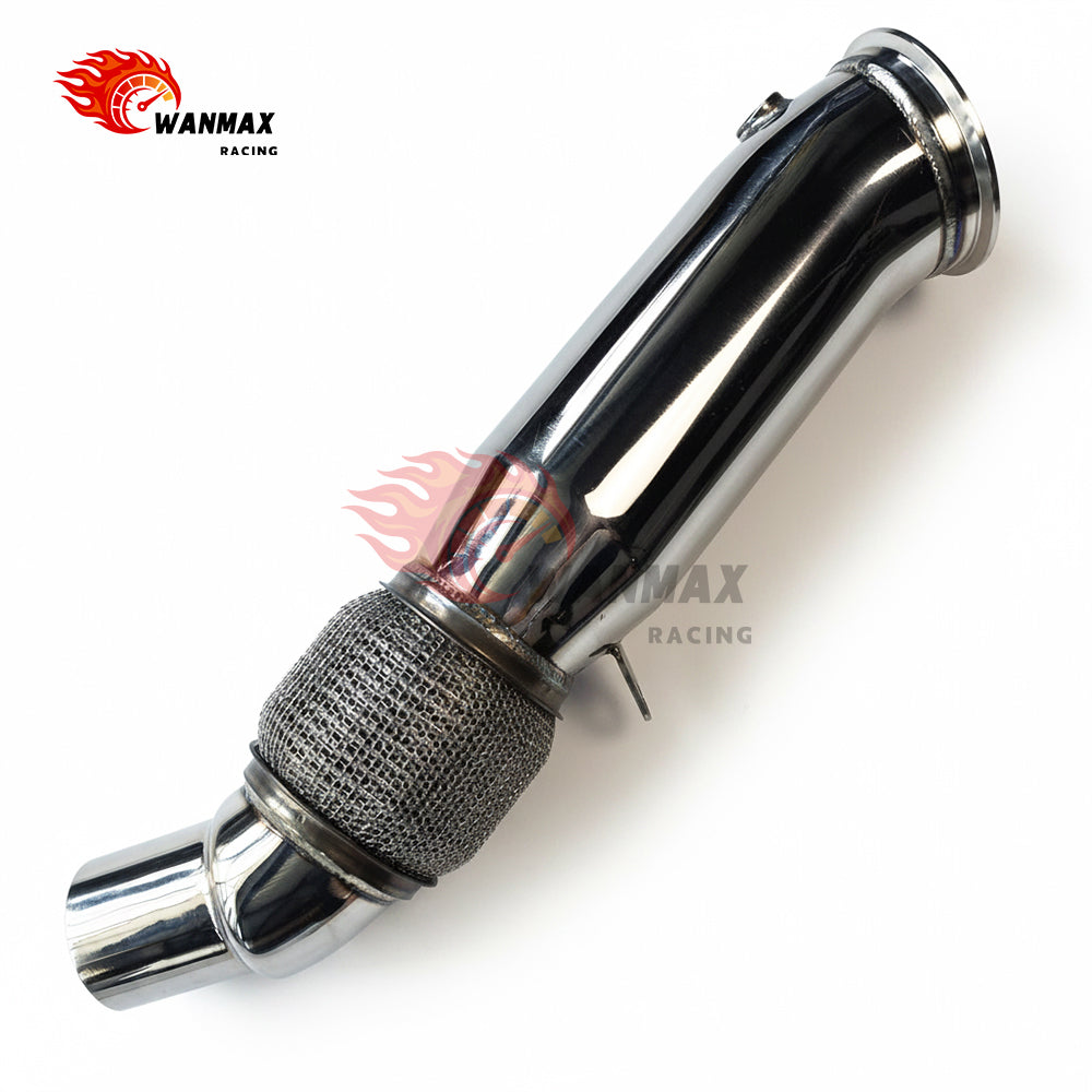 T304 High-Flow Downpipe for BMW F20/F21 F22/F23 F30/F31/F34 F32/F33/F36 N20 2.0L 2012-2016