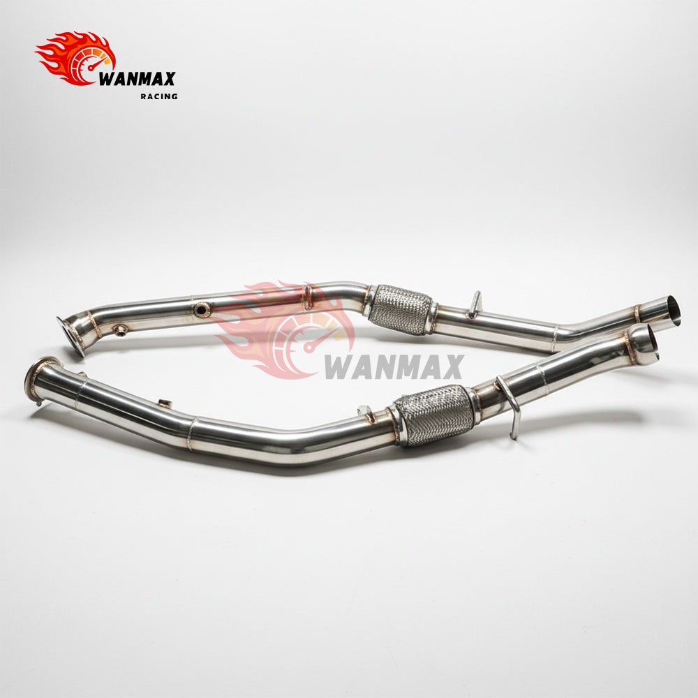 T304 Stainless Steel Performance Downpipe Set for Mercedes-Benz GLE43 AMG M276 Biturbo