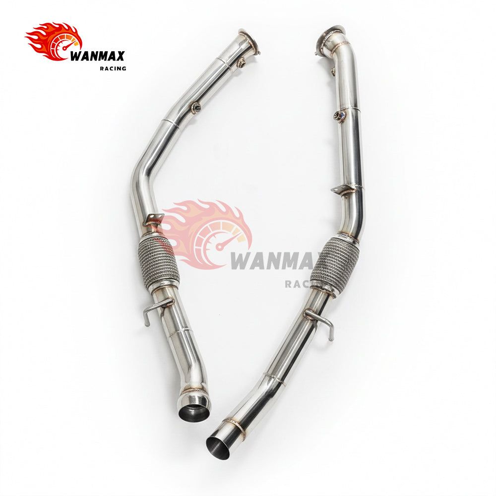 T304 Stainless Steel Performance Downpipe Set for Mercedes-Benz GLE43 AMG M276 Biturbo