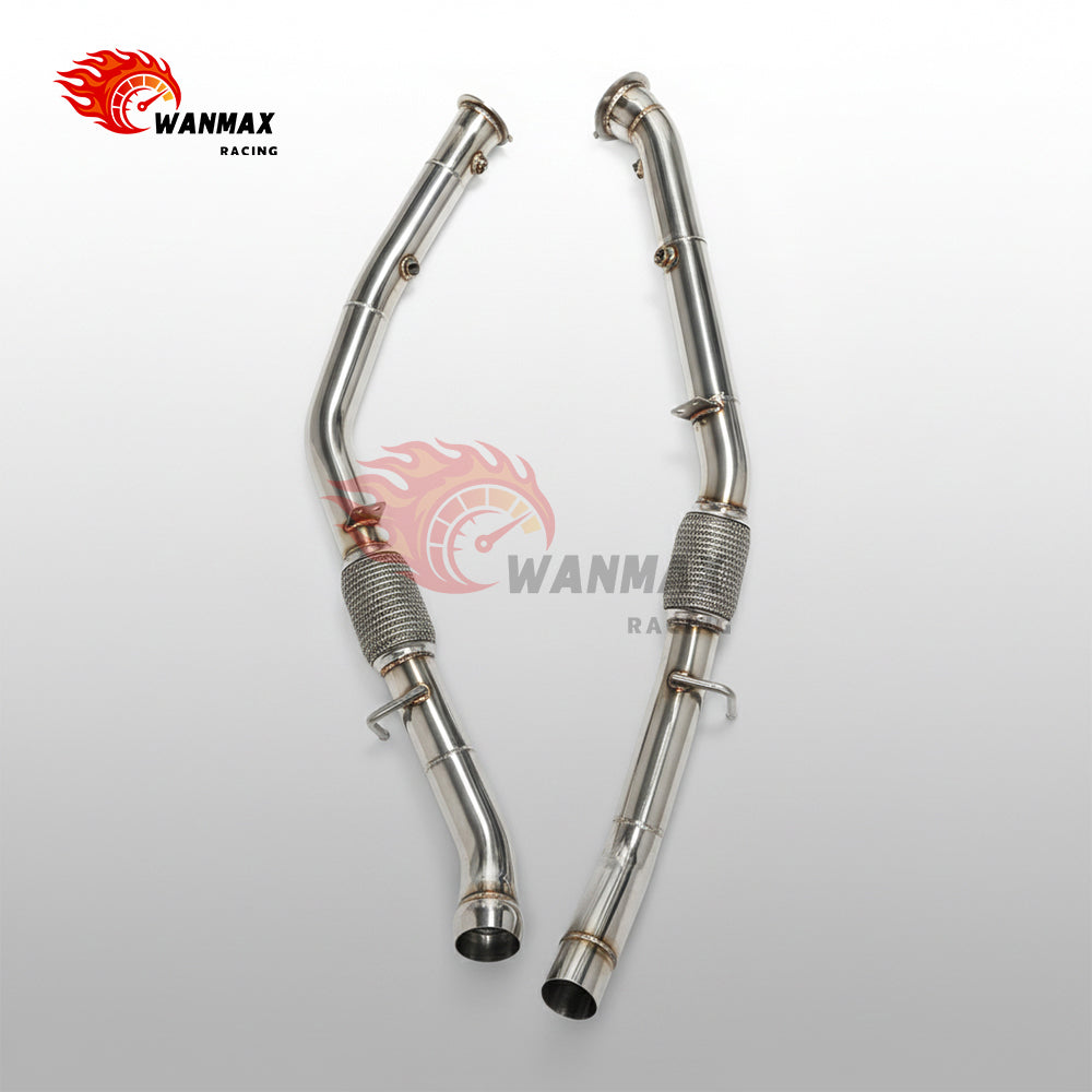 T304 Stainless Steel Performance Downpipe Set for Mercedes-Benz GLE43 AMG M276 Biturbo