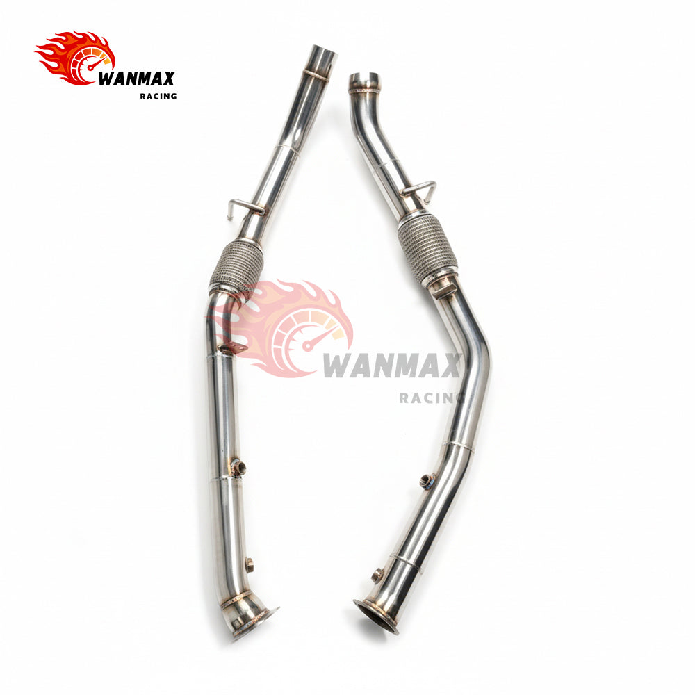 T304 Stainless Steel Performance Downpipe Set for Mercedes-Benz GLE43 AMG M276 Biturbo
