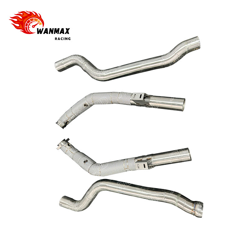 Thermal-Insulated Catless Downpipes for Mercedes-AMG E63 CLS63 W212 C218 M157 5.5L