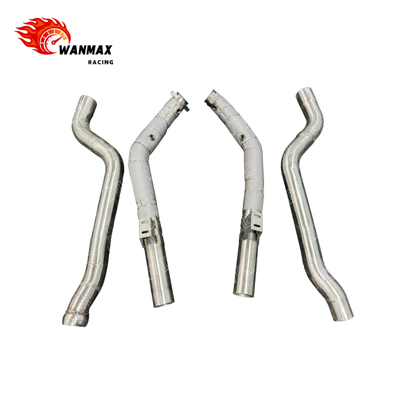 Thermal-Insulated Catless Downpipes for Mercedes-AMG E63 CLS63 W212 C218 M157 5.5L