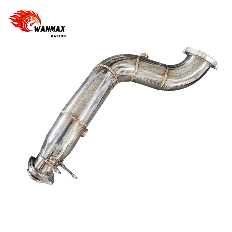 Mirror-Polished Downpipe for Mercedes-Benz SLC300 M271 M274