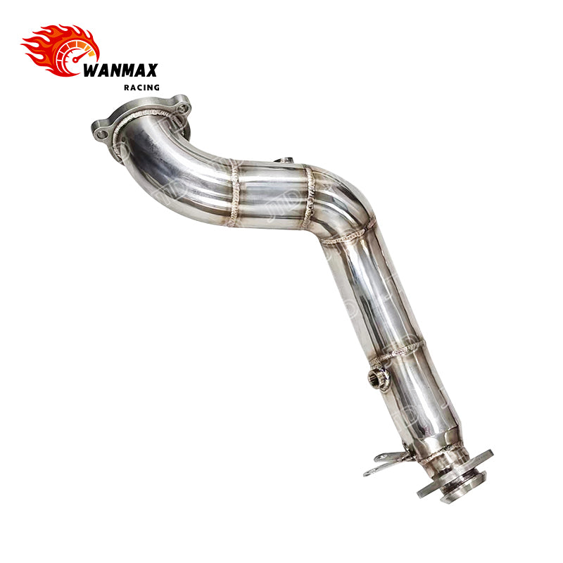 Brushed T304 Downpipe for Mercedes-Benz SLC300