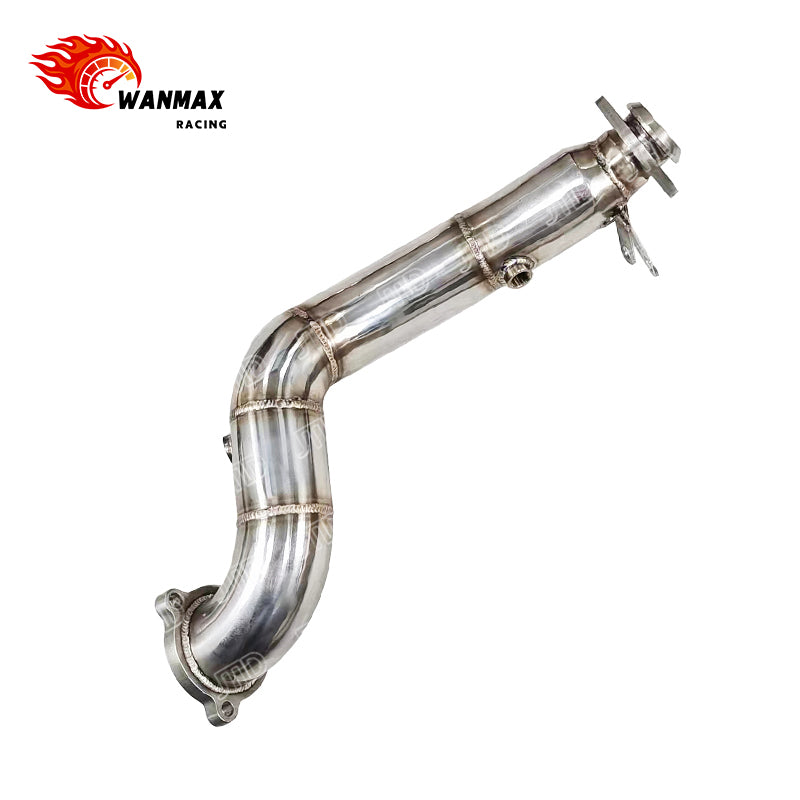 Brushed T304 Downpipe for Mercedes-Benz SLC300