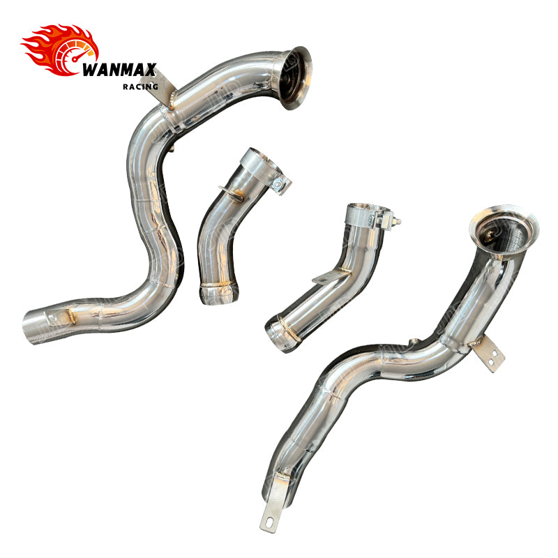 Modular T304 Performance Downpipes for Mercedes-Benz GLC63 GLC63S AMG X253 C253 M177 4.0T V8