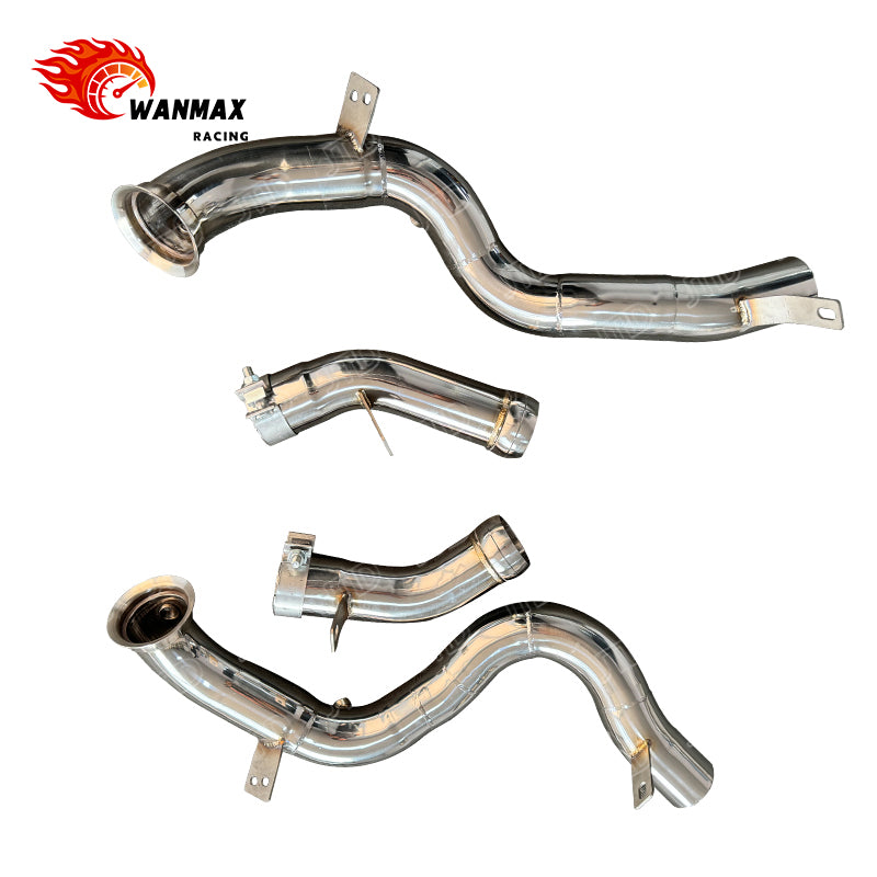 Modular T304 Performance Downpipes for Mercedes-Benz GLC63 GLC63S AMG X253 C253 M177 4.0T V8