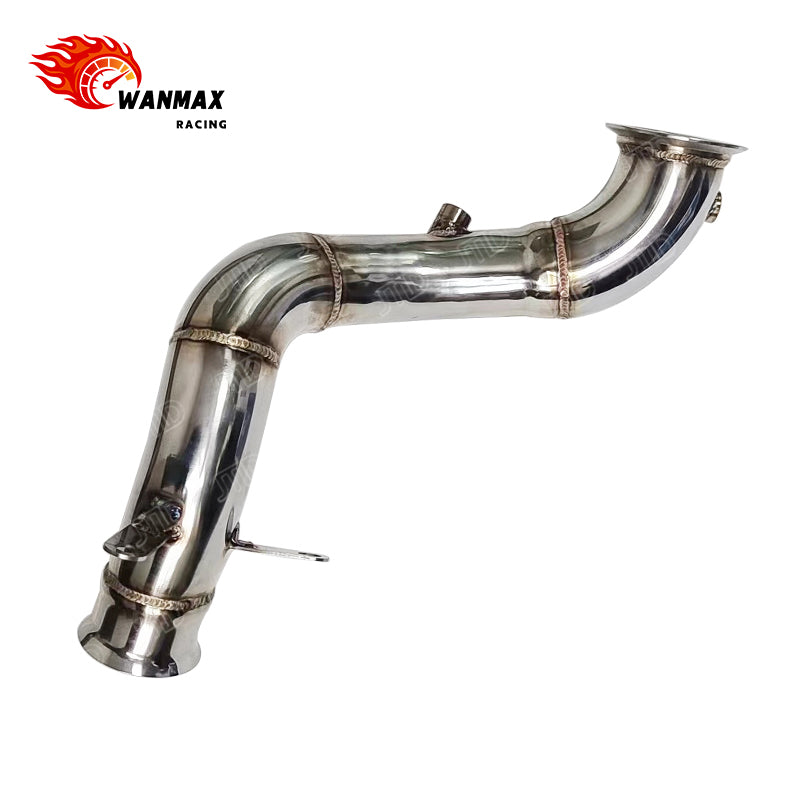 Polished Performance Downpipe for Mercedes-Benz E200 E250 E300 W213 2.0T