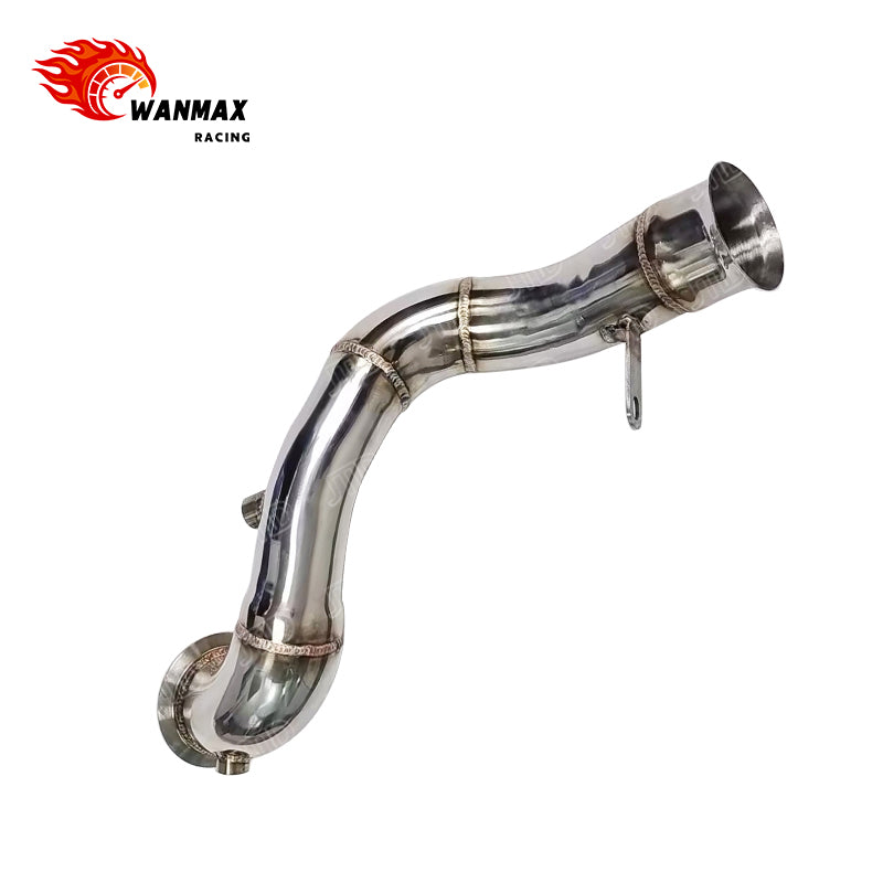 Polished Performance Downpipe for Mercedes-Benz E200 E250 E300 W213 2.0T