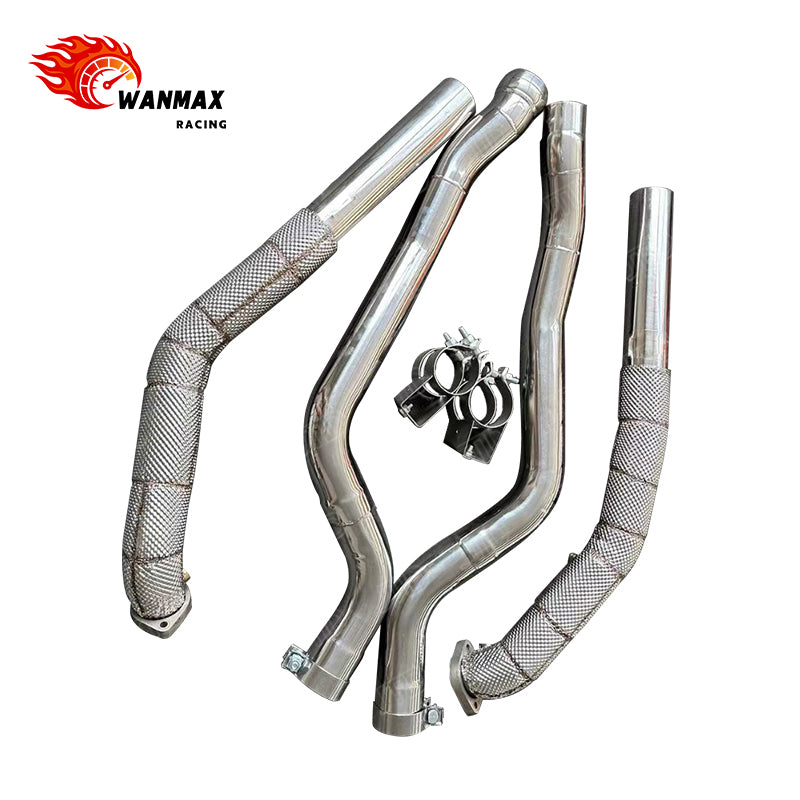 Thermal-Insulated Catless Downpipes for Mercedes-Benz CLS550 4MATIC 4.7L V8