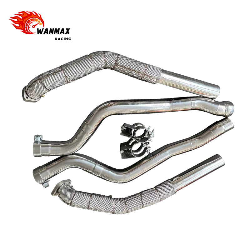 Thermal-Insulated Catless Downpipes for Mercedes-Benz CLS550 4MATIC 4.7L V8