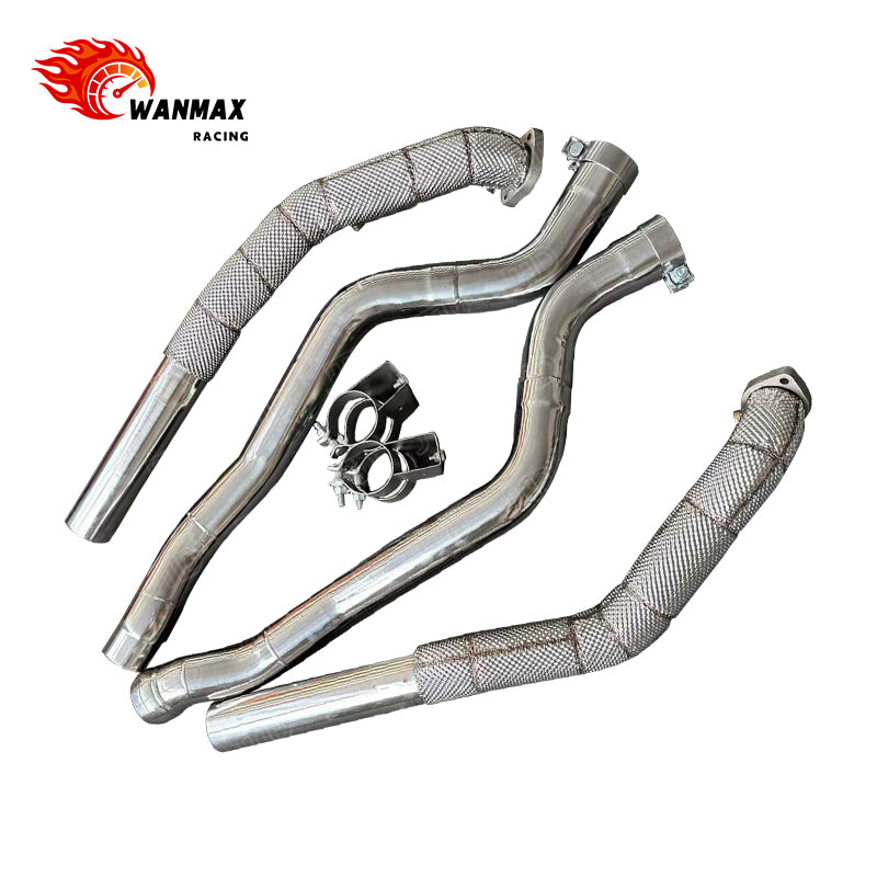 Thermal-Insulated Catless Downpipes for Mercedes-Benz CLS550 4MATIC 4.7L V8