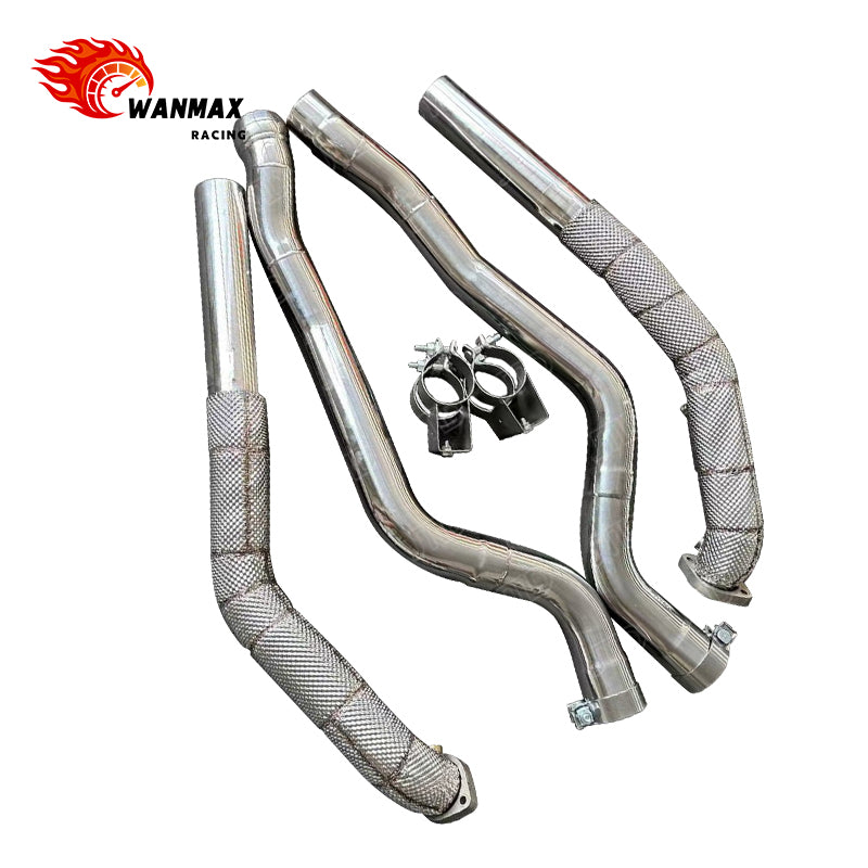 Thermal-Insulated Catless Downpipes for Mercedes-Benz CLS550 4MATIC 4.7L V8