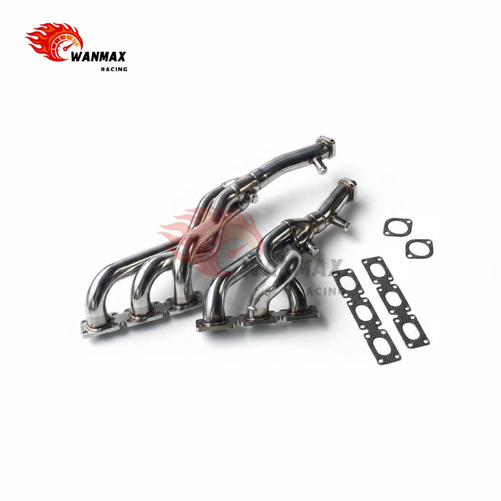 Mirror-Polished 3-Into-1 Exhaust Header Pair for BMW E46 E39 Z3 Z4 M52 M52TU M54 LHD