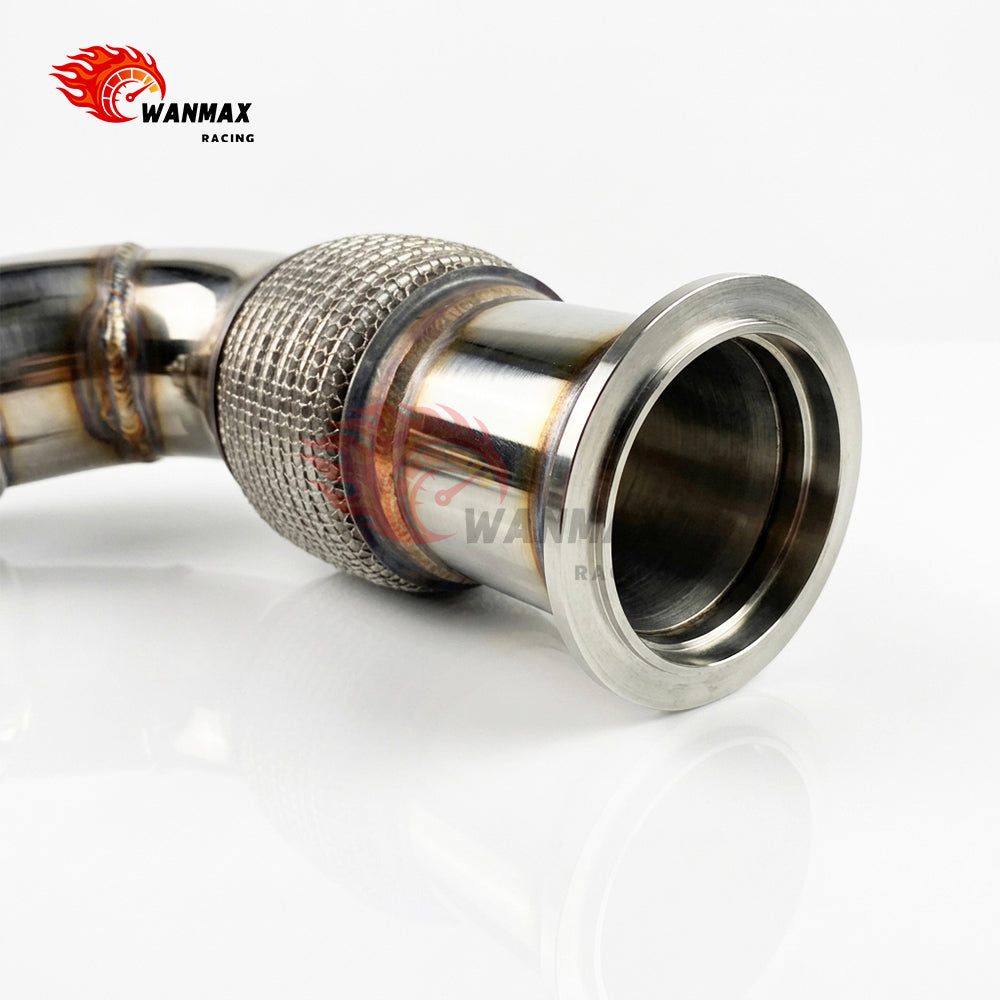 High Flow T304 4‑to‑1 Long Tube Exhaust Manifold Headers For Ferrari 458 Italia / Spider / Speciale 2010‑2015 4.5L V8